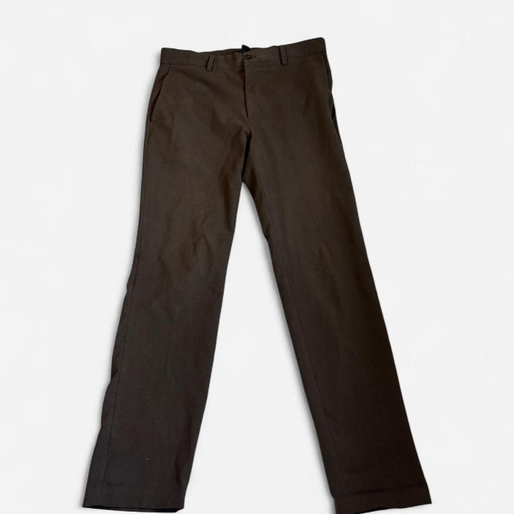 H&M Slim Fit Dress Pants Dark Brown Mens 30
